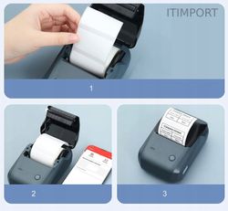 Принтер этикеток NIIMBOT B1 Pro, голубой