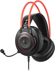 Гарнитура игровая A4TECH Bloody G200, проводные, черный / красный