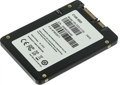 SSD накопитель Hikvision HS-SSD-C100/240G Hiksemi 240ГБ, 2.5", SATA III ...