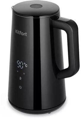 Чайник электрический KitFort КТ-6186, 1800Вт, черный
