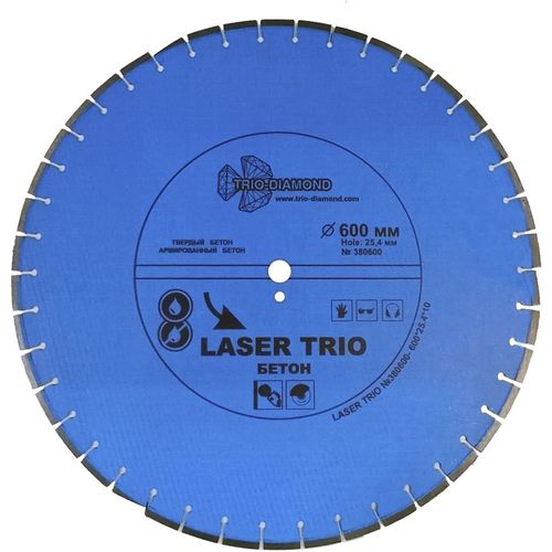 Отрезной диск TRIO-DIAMOND по железобетону, 600мм, 25.4мм [380600]