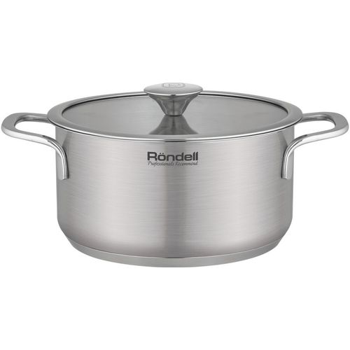 Кастрюля 2.8л Rondell Modern RDS-1747, нержавеющая сталь, с крышкой — цена и наличие Кастрюля 2.8л Rondell Modern RDS-1747, нержавеющая сталь, с крышкой