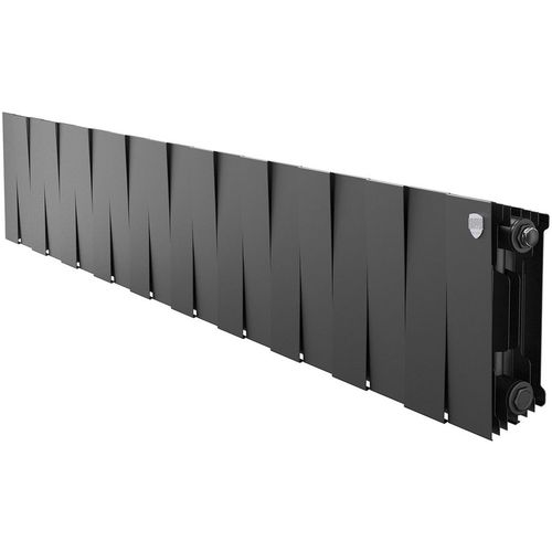 Радиатор биметаллический ROYAL THERMO PianoForte 200, 20 секций, боковое подключение, черный
