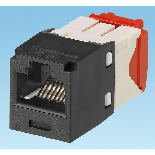 Модуль Panduit (CJ5E88TGBL) информ. Mini-Com RJ45 кат.5E UTP черн.