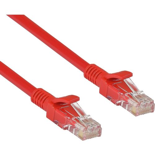 Патч-корд EXEGATE UTP-RJ45-RJ45-5e-2M-RD UTP, кат.5E, 2м, 4 пары, алюминий омедненный, многожильный, красный