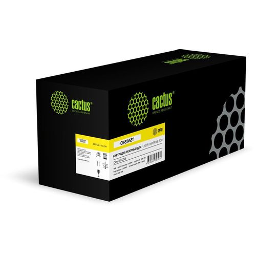 Картридж Cactus CS-EXV65Y, 5764C001, желтый / CS-EXV65Y