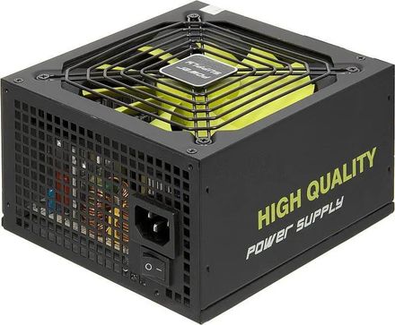 Блок питания LinkWorld LW8-500W, 500Вт, 135мм, черный, retail