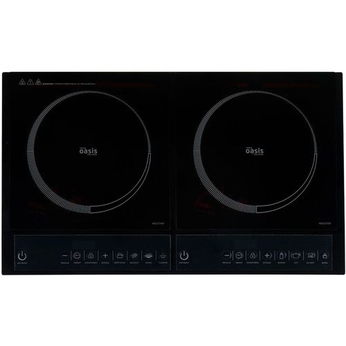 Настольная плита индукционная OASIS РI-DB3K, закаленное стекло, черный