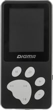 MP3 плеер Digma S3 flash 4ГБ черный/серый – купить в Ситилинк | 386646