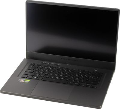 Ноутбук игровой ASUS ROG Zephyrus G15 GA503QM-HN096T 90NR04X4-M02630, 15.6", AMD Ryzen 7 5800HS 2.8ГГц, 8-ядерный, 32ГБ DDR4, 512ГБ SSD,  NVIDIA GeForce  RTX 3060 для ноутбуков - 6 ГБ, Windows 10 Home, серый