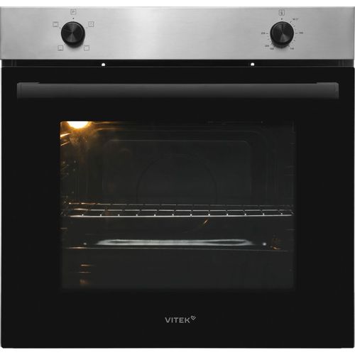 Духовой шкаф электрический Vitek VEO 6230 IX, 71л, дверца с 2 стеклами, нержавеющая сталь