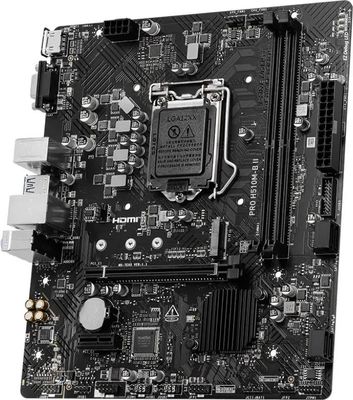 Характеристики Материнская плата MSI PRO H510M-B II (10Gen only), LGA ...