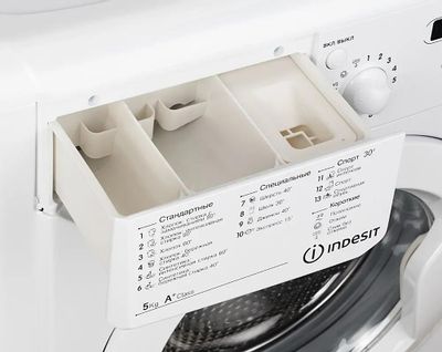Стиральная машина Indesit IWSD 51051 CIS, с фронтальной загрузкой, 5кг ...