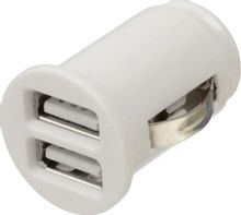 Изображение товара Автомобильное зарядное устройство Digma DCN-12U2W,  1A, белый