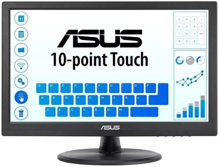 15.6" Монитор ASUS VT169HE,  1920x1080,  IPS,  1хHDMI,  черный [90lm09v1-b01170]