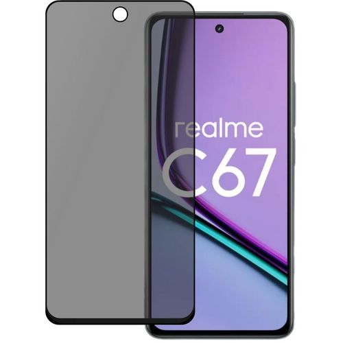 Защитное стекло для экрана PERO PGFGP-RC67 для Realme C67 конфиденциальная, 1 шт, прозрачный