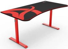 Стол игровой AROZZI ARENA-RED, МДФ, красный и черный