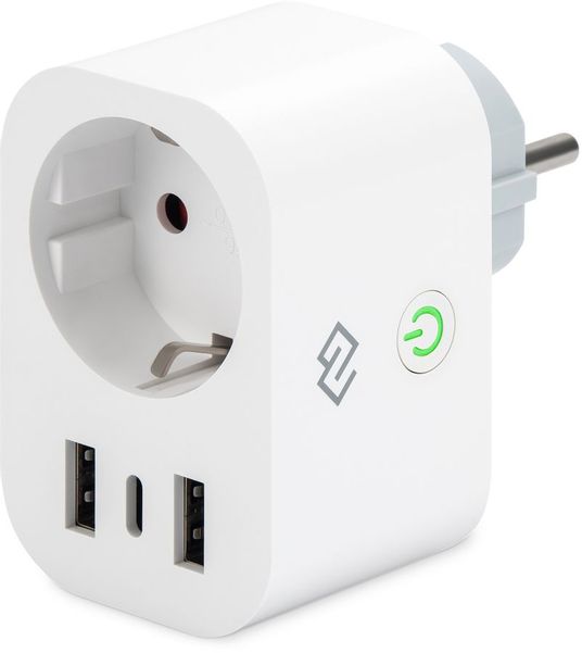 Умная розетка Digma 500 EU Wi-Fi белый [dpl500]
