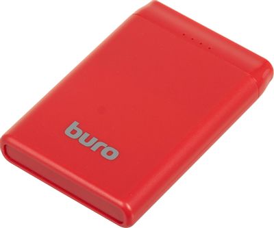 Внешний аккумулятор (Power Bank) Buro BP05B,  5000мAч,  красный [bp05b10prd]