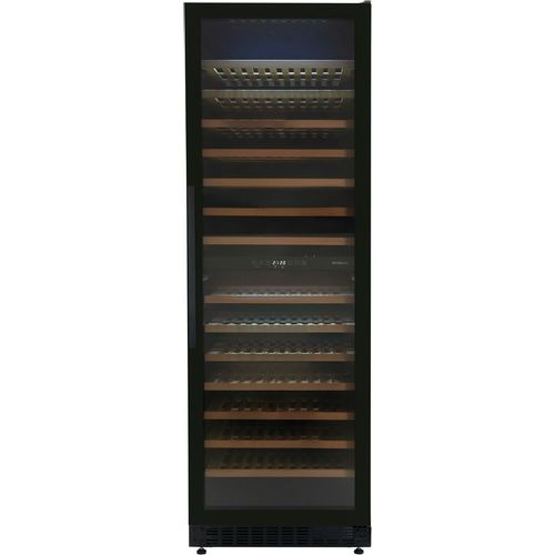 Винный шкаф Hyundai HBWC 1765 DC, вместимость: 171 бутылок, 415л, 177см, черный