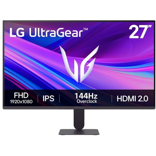 27" Монитор LG UltraGear 27G411A-B, 1920x1080, IPS, 144Гц, 1хHDMI, 1хDP, черный [27g411a-b.aruz]