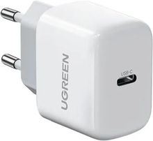Изображение товара Сетевое зарядное устройство UGREEN CD241,  USB-C, 20Вт, 2.22A, белый [10220]