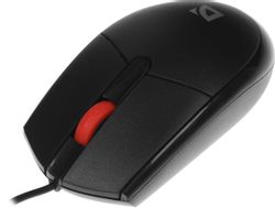 Мышь проводная Defender Delta MM-523, USB, черный