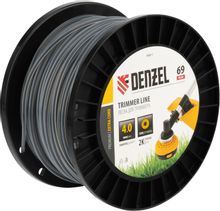 Изображение товара Леска для садовых триммеров DENZEL 96811 69м 4мм