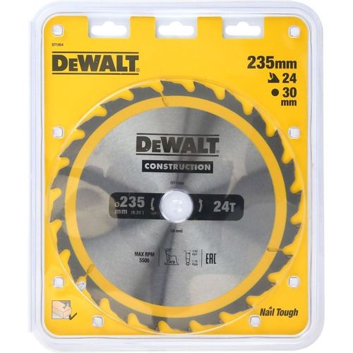 Пильный диск DeWALT DT1954-QZ, по дереву, 235мм, 1.7мм, 30мм