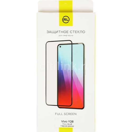 Защитное стекло для экрана Redline для Vivo Y28 2.5D, 1 шт [ут000040559]
