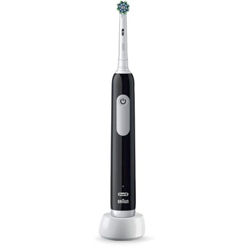 Электрическая зубная щетка Oral-B Pro 1 80870428, насадки для щётки: 3 шт, цвет: черный