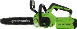 Цепная пила GREENWORKS G40CS30K2,  аккумуляторная,  40В,  2Ач,  с одним аккумулятором