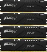 Изображение товара Оперативная память Kingston Fury Beast KF556C40BBK4-128 DDR5 - 4x 32ГБ 5600МГц, DIMM, Ret Изображение товара Оперативная память Kingston Fury Beast KF556C40BBK4-128 DDR5 - 4x 32ГБ 5600МГц, DIMM, Ret