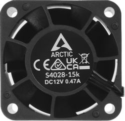 Вентилятор ARCTIC COOLING S4028-15K 5шт, 40мм, 4-pin, черный