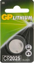 Изображение товара Батарейка GP Lithium CR2025 1 шт Литиевая батарейка для устройств