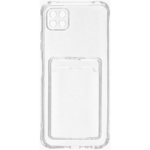 Чехол (клип-кейс) ZIBELINO Silicone Card Holder, для Samsung Galaxy A22s, прозрачный [zsch-sam-a226-cam-trn]