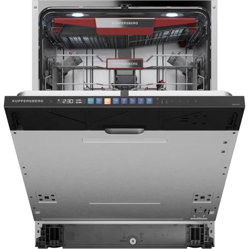 Встраиваемая посудомоечная машина KUPPERSBERG High-Tech GIM 6097, полноразмерная, ширина 59.8см, полновстраиваемая, загрузка 14 комплектов