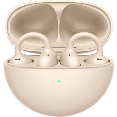 Наушники Huawei FreeClip Dove-T00, Bluetooth, вкладыши, бежевый [55037342]