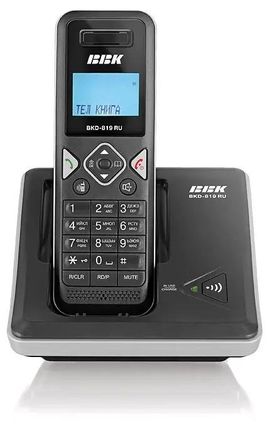 Радиотелефон BBK BKD-819RU,  черный [bkd-819 ru b]