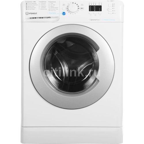 Стиральная машина Indesit BWSA 7109 WSV, с фронтальной загрузкой, 7кг, 1000об/мин, с паром, инверторная