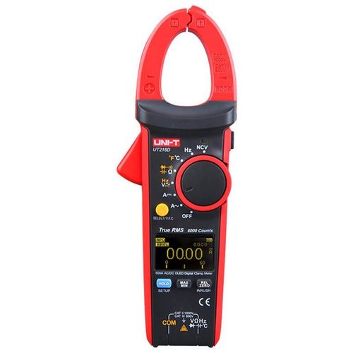 Клещи токоизмерительные UNI-T UT216D, измер.ток: переменный/постоянный