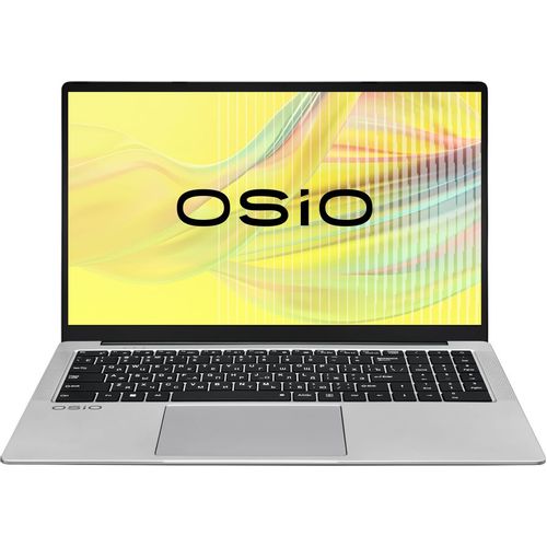 Ноутбук OSIO FocusLine F160a-010, 16.1", 2024, IPS, AMD Ryzen 7 5700U 1.8ГГц, 8-ядерный, 16ГБ DDR4, 1ТБ SSD, AMD Radeon Graphics, без операционной системы, серый
