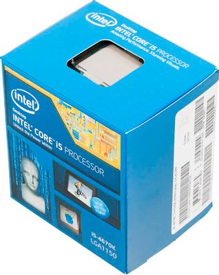 Процессор Intel Core i5 4670K, LGA 1150,  BOX [bx80646i54670k s r14a]