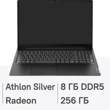 Изображение товара Ноутбук Lenovo V15 G4 AMN 15.6 FHD TN 8GB SSD FreeDOS черный
