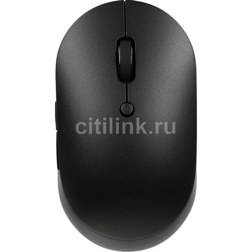 Мышь беспроводная Xiaomi Mi Dual Mode Silent Edition, Bluetooth/Радио, оптическая, USB, 1300dpi, черный [hlk4041gl]