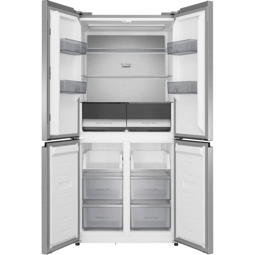 Холодильник трехкамерный MEFERI Comfort MFR83 Side by Side, инверторный, серебристый