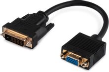 Изображение товара Переходник Buro DVI-D (m) - VGA (f) 0.23 м черный