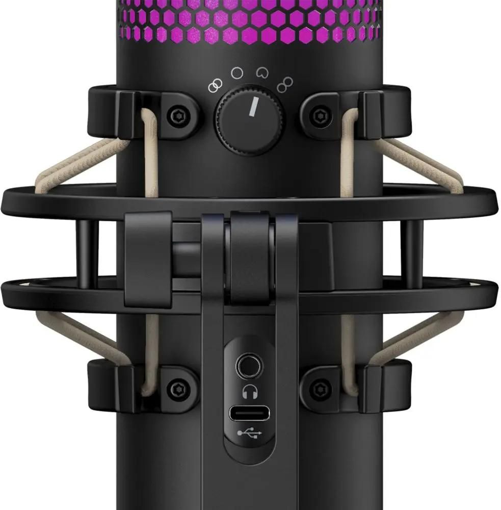 Микрофон HYPERX QuadCast S, черный [hmiq1s-xx-rg/g] – купить в