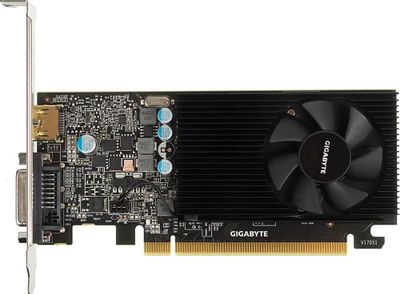 Видеокарта GIGABYTE NVIDIA  GeForce GT 1030 GV-N1030D5-2GL 2ГБ GDDR5, Ret