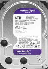 Изображение товара Жесткий диск WD Purple 6ТБ WD64PURZ для видеонаблюдения SATA III 3.5
